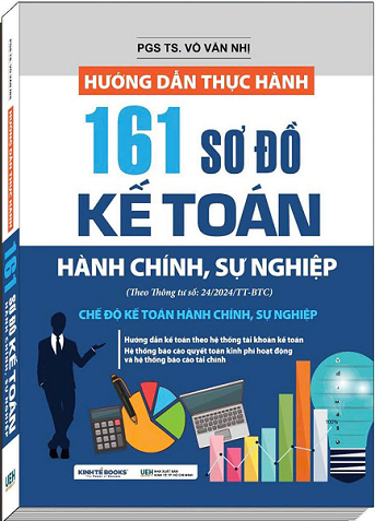 Sách Hướng Dẫn Thực Hành 161 Sơ Đồ Kế Toán Hành Chính, Sự Nghiệp (Theo Thông Tư Số: 24/2024/TT-BTC)